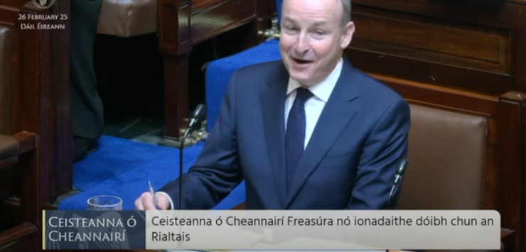 Taoiseach accused of 'behaving like a child' and being 'tetchy' during a tense morning in the Dáil