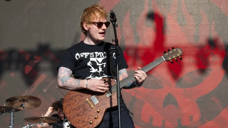 Police in India stop Ed Sheeran from busking on street